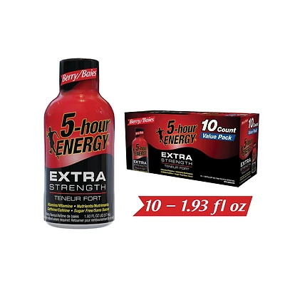 5 Hour Energy Extra Fort Baies