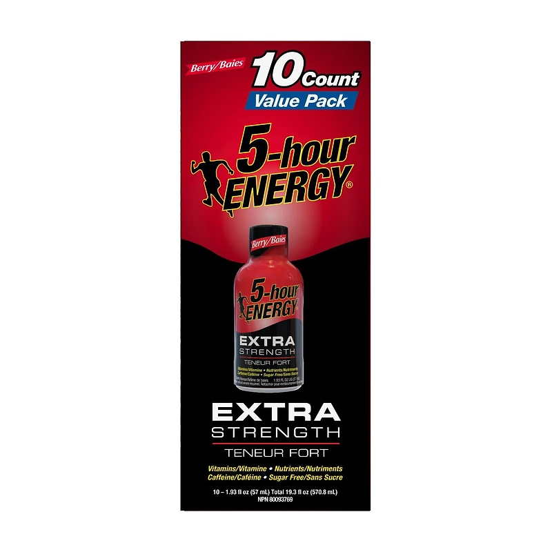 5 Hour Energy Extra Fort Baies