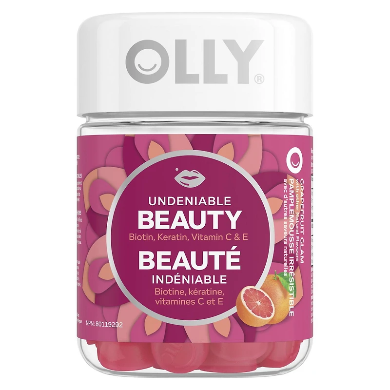 Olly Grapefruit Glam Undeniable Gummy Supplement