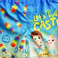 Short de bain Cocomelon Build A Castle pour tout-petit garçon