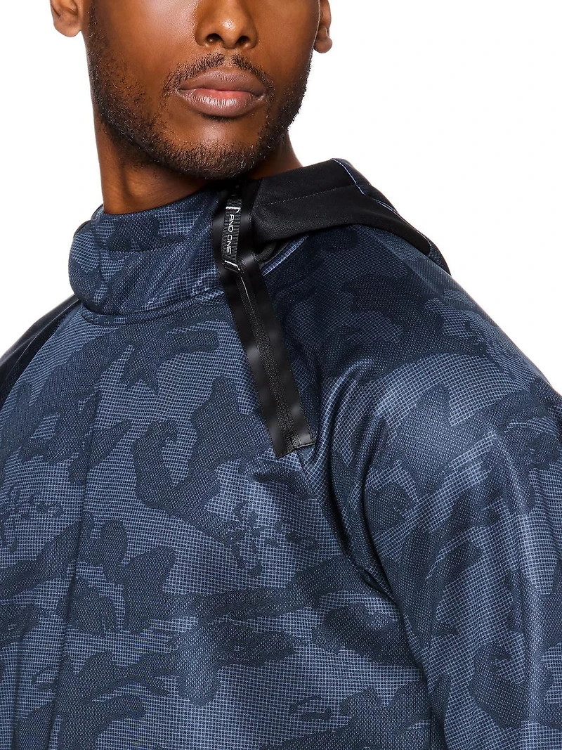 AND1 Mens Pivot 1/2 Zip Fleece Hoodie, Sizes S-XXL
