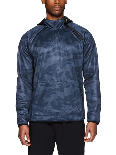 AND1 Mens Pivot 1/2 Zip Fleece Hoodie, Sizes S-XXL