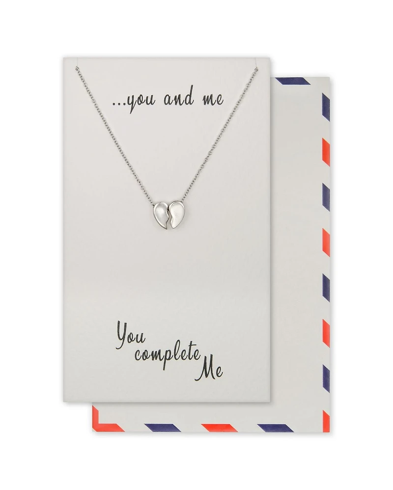 Save the Moment Women's Necklace "you And Me" You Complete Me