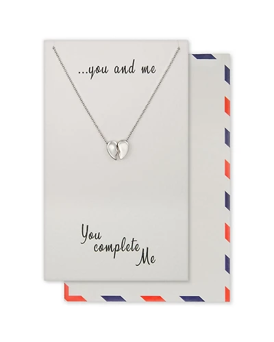 Save the Moment Women's Necklace "you And Me" You Complete Me
