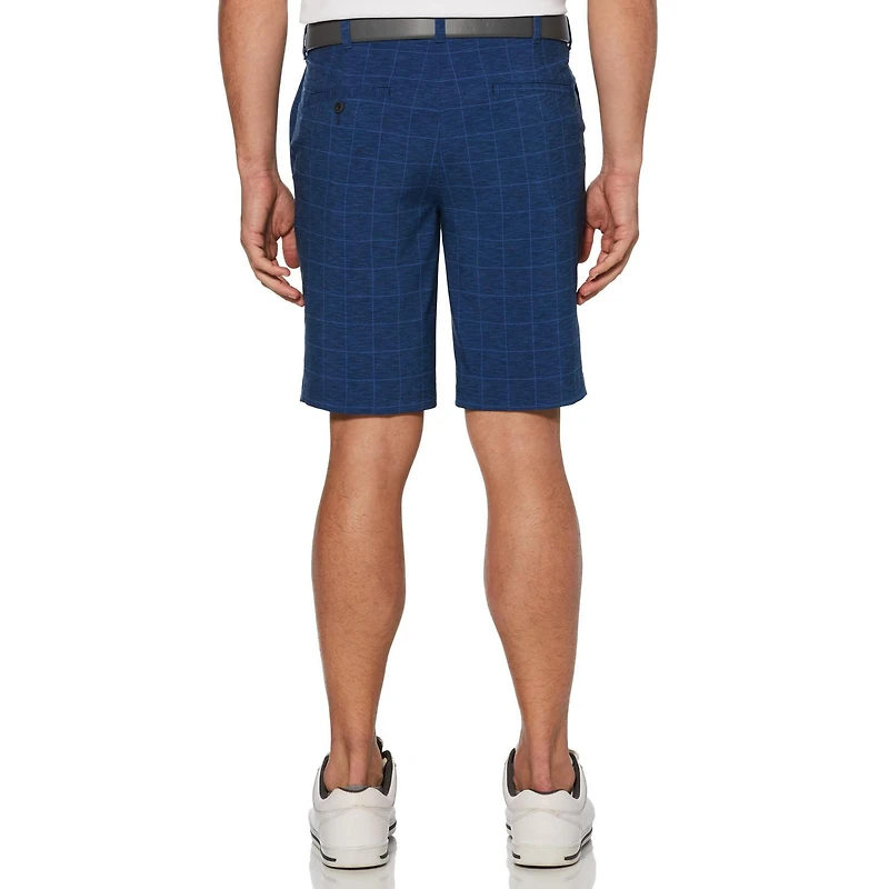 Short de golf elástico de 4 vías con cintura elástica Active Performance Textured para hombre