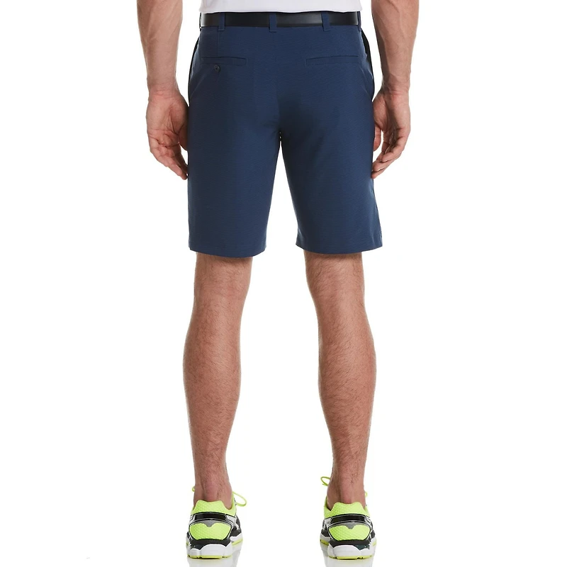 Short de golf elástico de 4 vías con cintura elástica Active Performance Textured para hombre