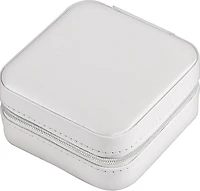 Petite boîte à bijoux de voyage portable à glissière