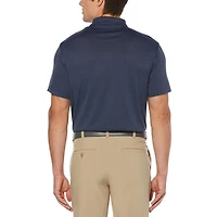 Men's Performance Short Sleeve Fading Stripe Golf Polo Shirt