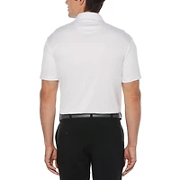 Polo de golf de manga corta a rayas para hombre