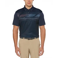 Men's Performance Short Sleeve Printed Golf Polo Shirt