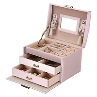 Small Travel Jewelry Caboodle with Lock