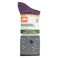 Lot de 2 paires de mi-chaussettes Ozark Trail pour femmes