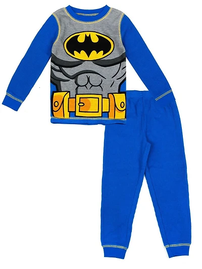Ensemble de sous-vêtements thermiques pour garçon de Batman
