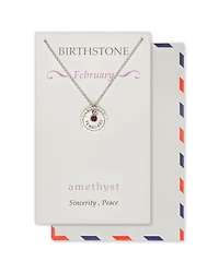 Save the Moment Femme Collier  Pierre de naissance de février