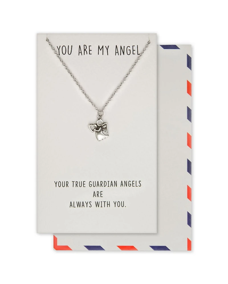 Save the Moment Necklace "you Are My Angel. Your True Guardian Angels Are Always with You."