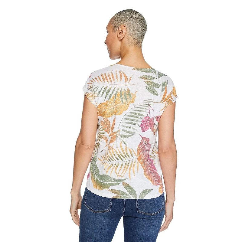 T-shirt en lin Iyla pour femmes