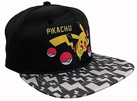 Chapeau Pokemon Noir Snapback