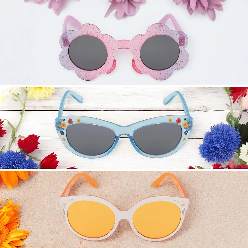 Disney 3 Pack Lunettes de Soleil pour Filles
