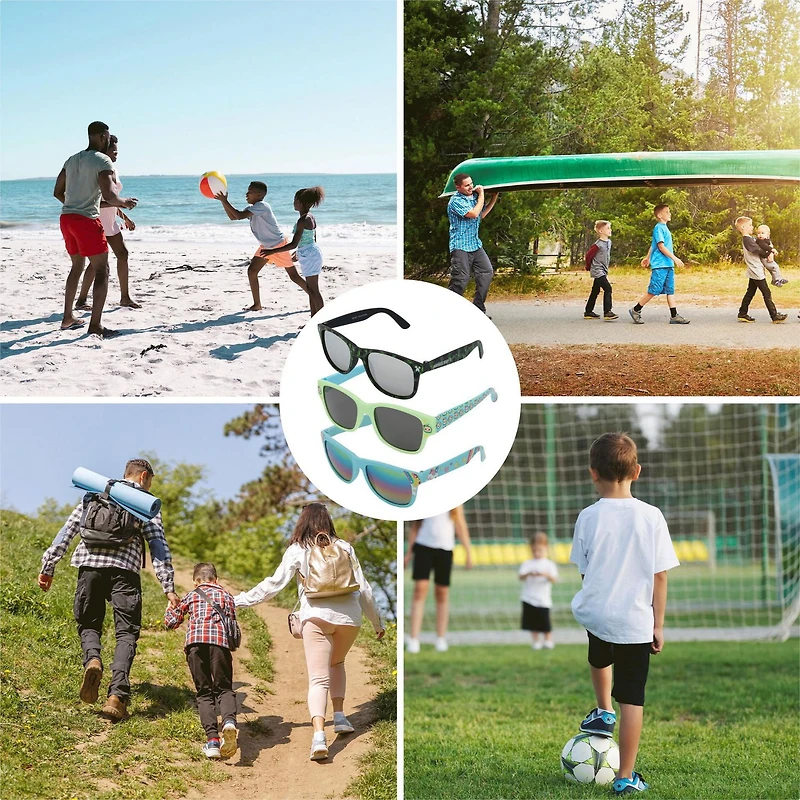 Unisex Kids Sunglasses 3 Pack