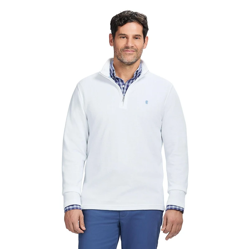 IZOD L/S Classic 1/4 Zip, S-XXL