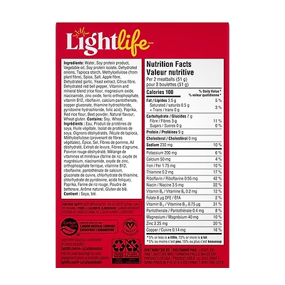 Lightlife Smart Menu Plant-Based Meatballs