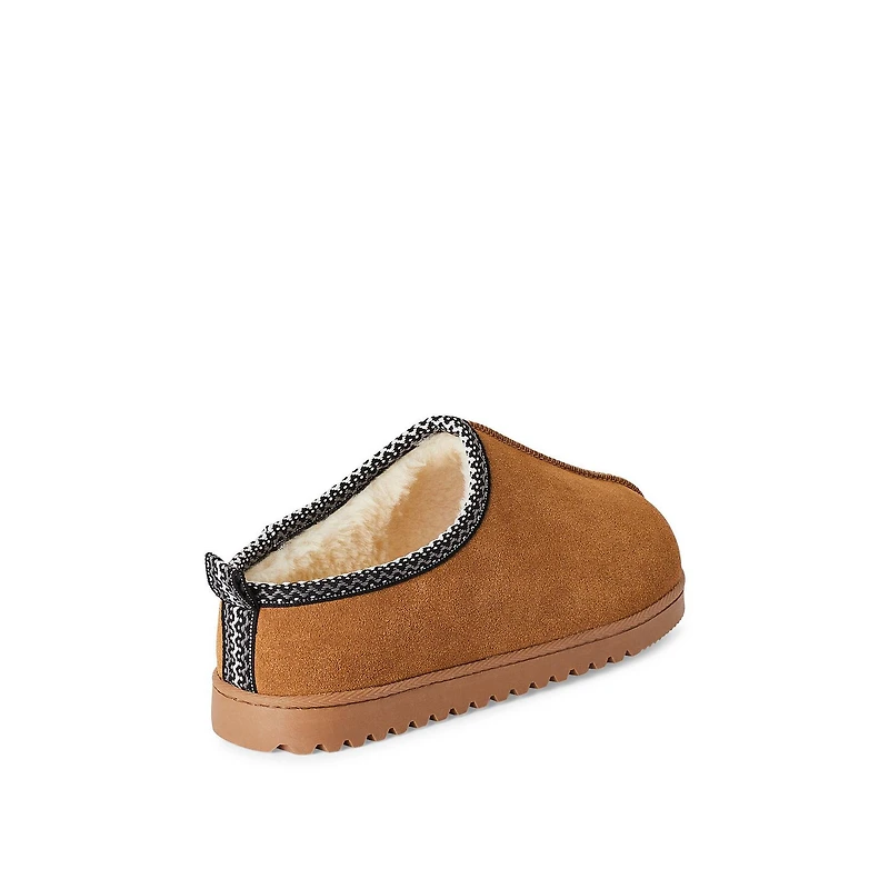Canadiana Men's Suede Clog Slippers