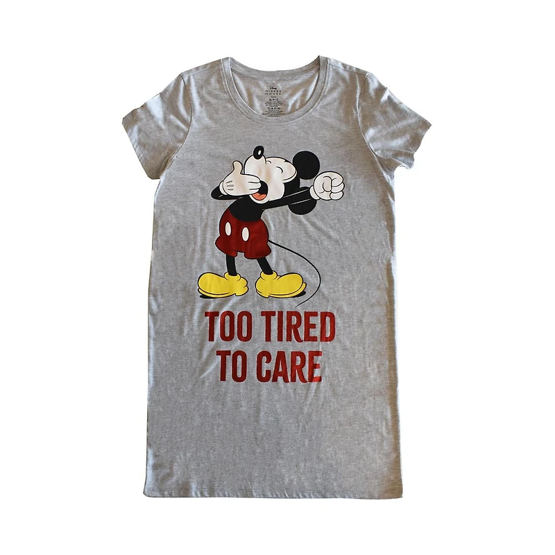 Chemise de nuit pour femme trop fatiguée Disney