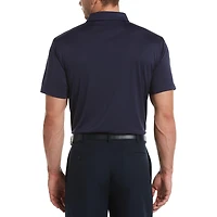 Polo de golf de manga corta estampado Performance para hombre