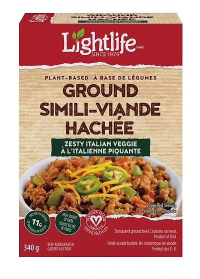 Plant-Based Ground Zesty Italian Veggie