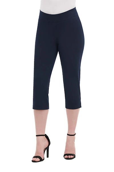 B Label Pull On Ponte Knit Capri