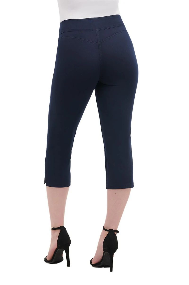 B Label Pull On Ponte Knit Capri