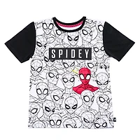 T-shirt à manches courtes Marvel Find Spidey pour garçon