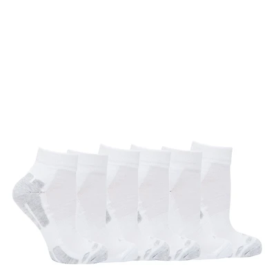 Athletic Works Ladies' 6-Pack Anklet Socks, Sizes 4-10