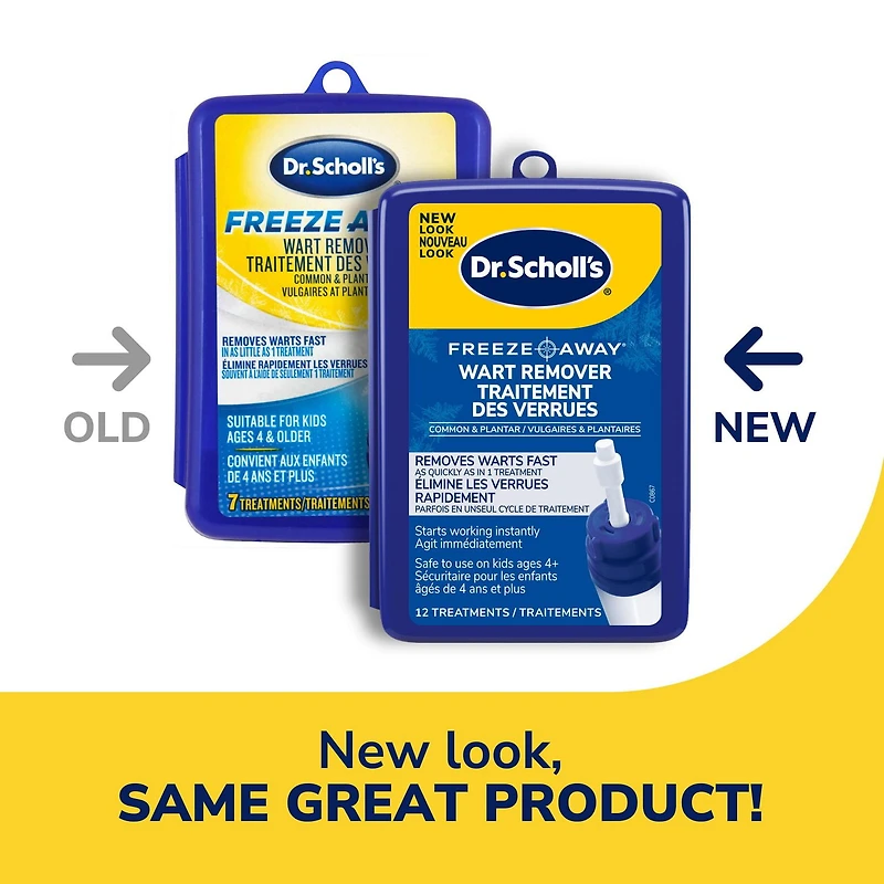 Dr. Scholl's Freeze Away Wart Remover Common & Plantar, 12 treatments