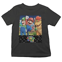 Mario Bros Boy's short sleeves T- shirt.