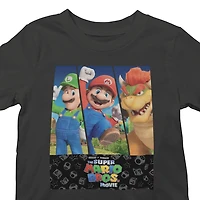 Mario Bros manches courtes T-shirt pour garçon.