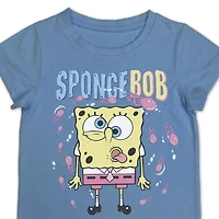 Sponge Bob T-shirt à manches courtes pour fille