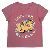 GARFIELD Tee-shirt manches courtes fille