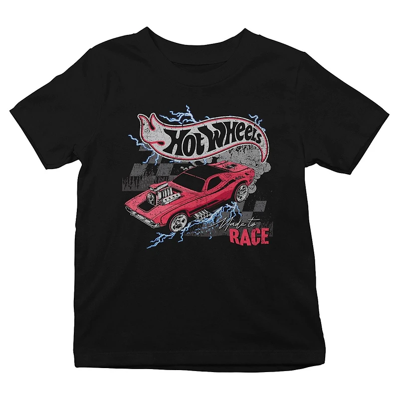 Hot Wheels Retro T-shirt manches courtes pour garçon.