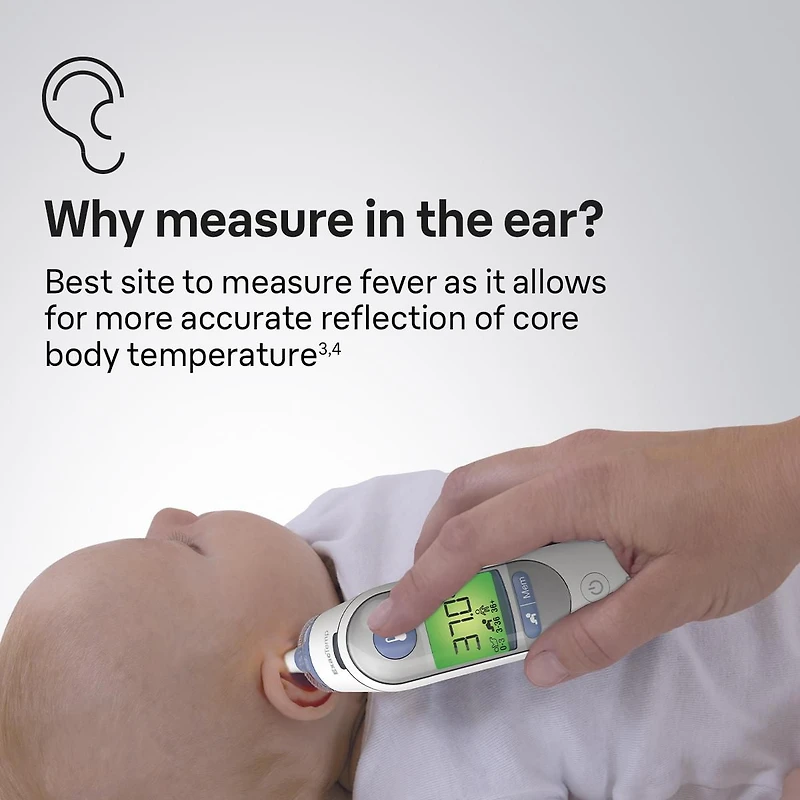 Braun IRT6520CA ThermoScan® 7 Ear Thermometer with Age Precision®
