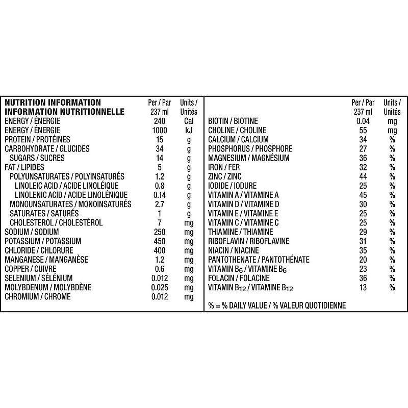 BOOST High Protein Meal Replacement Drink – Chocolate, 6 x 237 ml, 6 x 237 ML