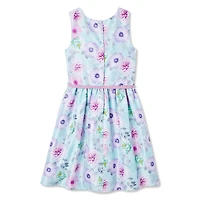 Robe florale avec ceinture George pour filles