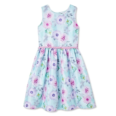 Robe florale avec ceinture George pour filles