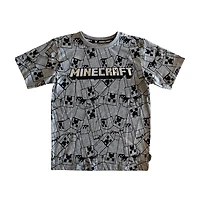 T-shirt Minecraft Creeper Crowd pour garçon