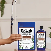 Dr Teal's Bain Moussant avec Du Sel D'Epsom Pur, Nourrir et Protéger avec de L'huile De Noix De Coco 34 fl oz / 1 L