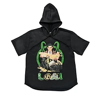 Sweat à capuche à manches courtes Marvel Loki Glorious Purpose pour homme