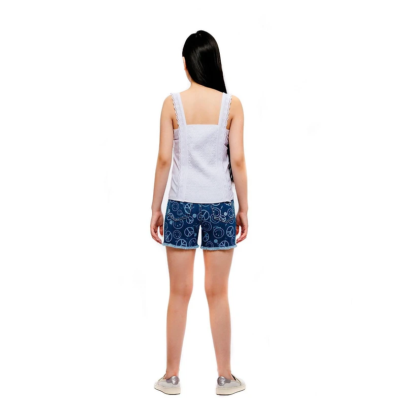 Débardeur mode à froufrous Justice pour filles
