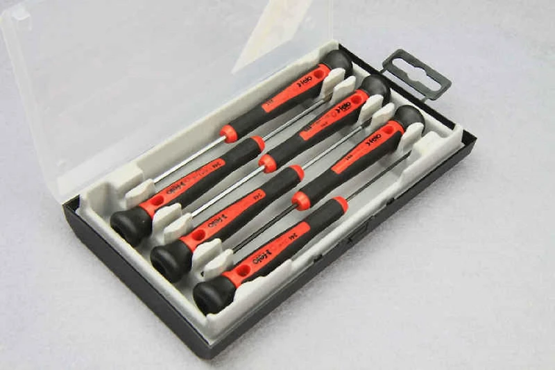 Jeu de tournevis de précision 6 pcs. Torx / Hexagonal