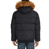 Ecko Unltd. Vêtements d'extérieur pour hommes. Notre gros frappeur la Doudoune en Sherpa chaude avec fourrure à la capuche