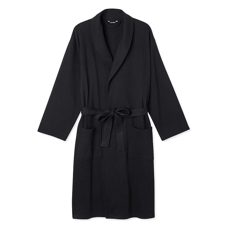 Robe de chambre gaufrée George pour hommes